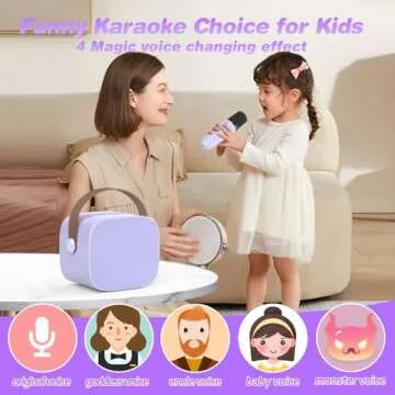MEGUO Mini Karaoke Machine for Kids 4-15 - Fun Gifts
