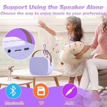 MEGUO Mini Karaoke Machine for Kids 4-15 - Fun Gifts