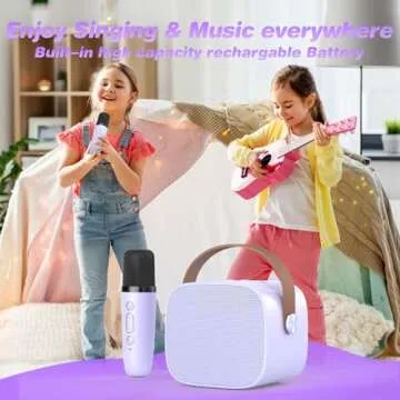 MEGUO Mini Karaoke Machine for Kids 4-15 - Fun Gifts