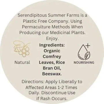 Happy Hens- All Purpose First Aid Poultry Balm. Organic Healing Ointment for Pecking Wounds/Sores, Frostbite, Mites, and Molting. Concentrated 2 oz. Tin Plastic Free Company.