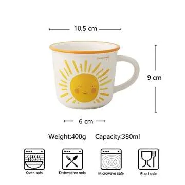TREEWOO Cute Sunshine Mug Perfect Gift For All