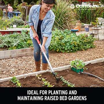 Corona GT 3244 Extended Reach Hoe and Cultivator, Red, No Size,40.16 x 9.65 x 5.51 inches, Gray