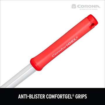 Corona GT 3244 Extended Reach Hoe and Cultivator, Red, No Size,40.16 x 9.65 x 5.51 inches, Gray