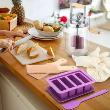 Tiangrid 5 Pcs Butter Churn Set for Home Cooks