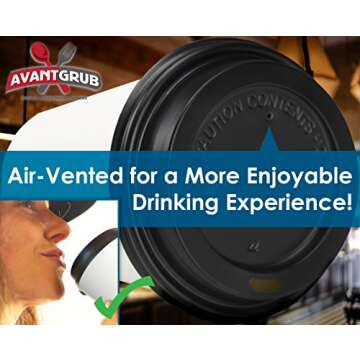 Eco-Friendly 12 Oz Paper Coffee Cups for Events and Cafes