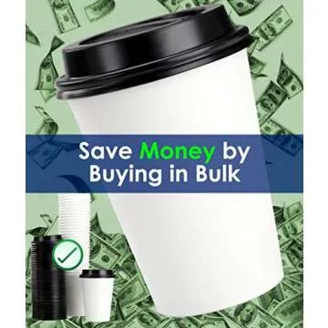 Eco-Friendly 12 Oz Paper Coffee Cups for Events and Cafes