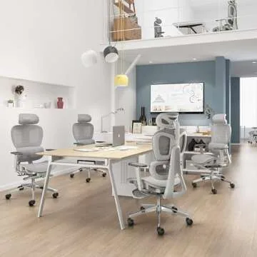 PatioMage Ergonomic Mesh Office Chair with 3D Adjustable Armrests for Home & Office