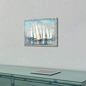 16x12 Sailboat Wall Art for Coastal Home Decor