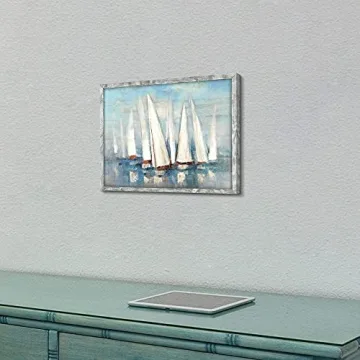 16x12 Sailboat Wall Art for Coastal Home Decor