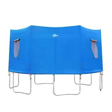 15FT Trampoline Tent Cover For 6 Straight Poles