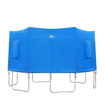 15FT Trampoline Tent Cover For 6 Straight Poles