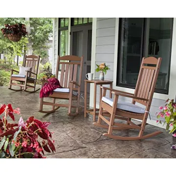 POLYWOOD R100BL Presidential Rocking Chair Outdoor Comfort