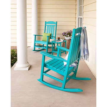 POLYWOOD R100BL Presidential Rocking Chair Outdoor Comfort