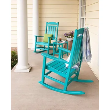 POLYWOOD R100BL Presidential Rocking Chair Outdoor Comfort