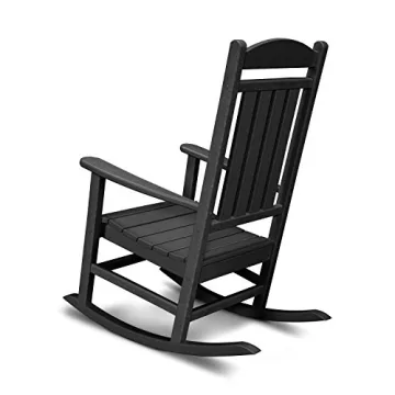 POLYWOOD R100BL Presidential Rocking Chair Outdoor Comfort