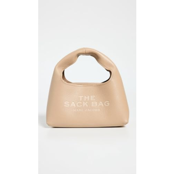 Marc Jacobs Leather Mini Sack Bag Camel for Stylish Women