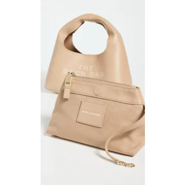 Marc Jacobs Leather Mini Sack Bag Camel for Stylish Women