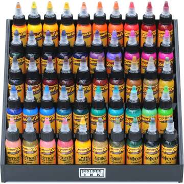 Acrylic Display Stand for Tattoo Inks & Nail Polish