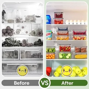 KEMETHY 36-Piece Food Storage Set - BPA-Free