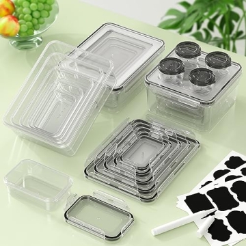 KEMETHY 36-Piece Food Storage Set - BPA-Free