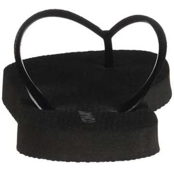 Old Navy Women Beach Summer Casual Flip Flop Sandals Black, 8