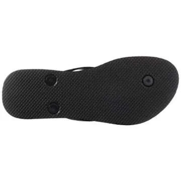 Old Navy Women Beach Summer Casual Flip Flop Sandals Black, 8