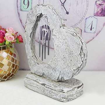 YLSMILE Pet Memorial Stones for Loss of Pet Gifts, Heart Shaped Paw Print Pet Memorial Gifts, Pet Grave Markers for Dog Memorial Gifts