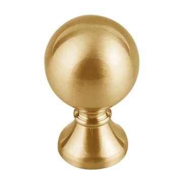 Top Knobs Kara 1 Inch Cabinet Knob - Honey Bronze for Timeless Elegance