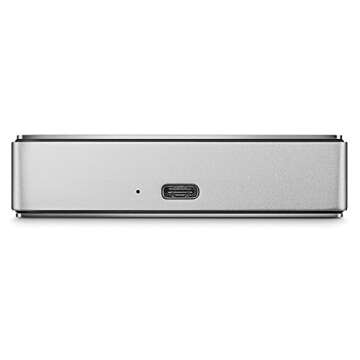 LaCie Porsche Design 4TB USB-C Mobile Hard Drive, Silver + 2mo Adobe CC Photography (STFD4000400)