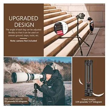 Neewer 2-in-1 Camera Tripod Monopod - 75.2 in Versatility
