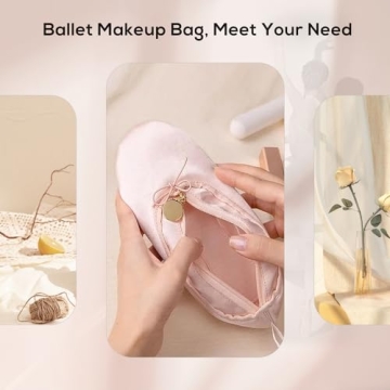 Stylish Ballet Shoe Makeup Bag for Dancers and Travelers