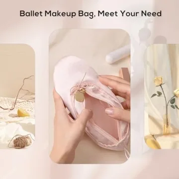 Stylish Ballet Shoe Makeup Bag for Dancers and Travelers