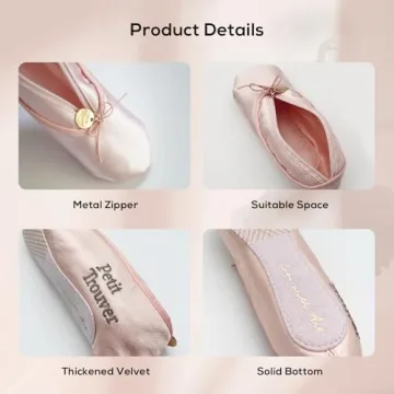 Stylish Ballet Shoe Makeup Bag for Dancers and Travelers