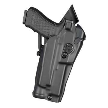 Safariland 6390RDS Level One Retention Duty Holster, Red Dot Sight Compatible, STX Plain Black, Left...