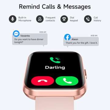 Fitness Tracker Smart Watch with Alexa, 100 Modes, IP68