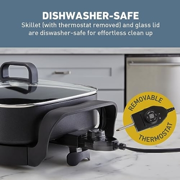 West Bend Electric Skillet 12-Inch Non-Stick Family Cooking