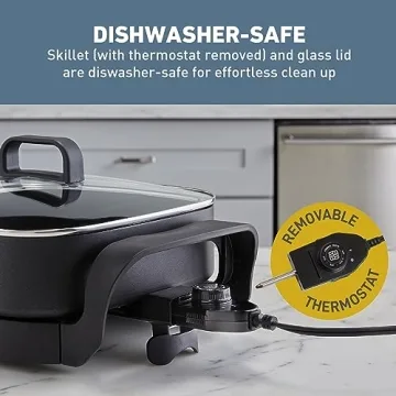 West Bend Electric Skillet 12-Inch Non-Stick Family Cooking