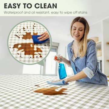 ALIUNI Drawer and Shelf Liner, Non-Slip Kitchen Cabinet Liners Non-Adhesive Thick Strong Grip Waterproof Washable Mats Protect Dresser Shelves Cupboard Bathroom Cabinets, Green Plaid, 12 in X 10 FT