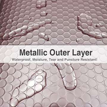 Elegant Rose Gold Bubble Mailers - 25 Pack for Shipping