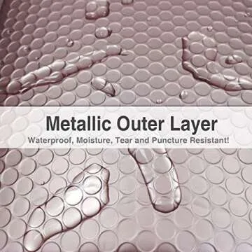 Elegant Rose Gold Bubble Mailers - 25 Pack for Shipping