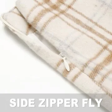 Stylish High-Waisted Plaid Mini Skirt for Women