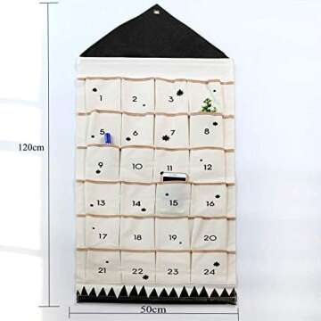 Customizable Christmas Advent Calendar for Family Fun