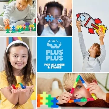 Plus-Plus 240 Piece Building Blocks for Kids
