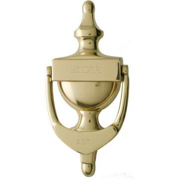 Custom Solid Brass Door Knocker by ExcelMark
