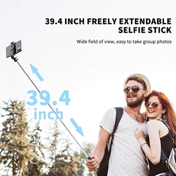Portable Selfie Stick Tripod with Wireless Remote for Smartphones