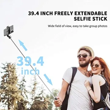 Portable Selfie Stick Tripod with Wireless Remote for Smartphones