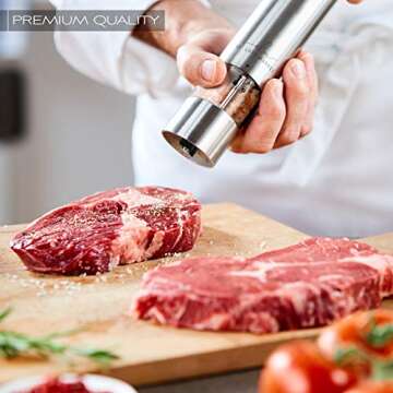 Electric Salt and Pepper Grinder Set - O' LUXE MARKET