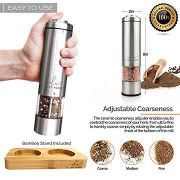 Electric Salt and Pepper Grinder Set - O' LUXE MARKET