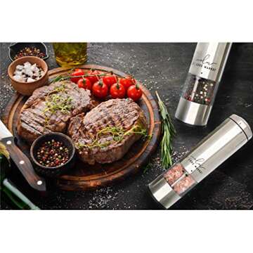 Electric Salt and Pepper Grinder Set - O' LUXE MARKET