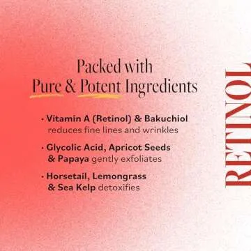 DERMA E Anti-Wrinkle Scrub – Anti-Aging Face Wash with Glycolic Acid and Vitamin A – Cleansing and Exfoliating Treatment Removes Makeup, Oil and Impurities, 4 oz